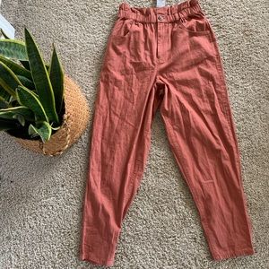 american eagle rust colored pants! new!